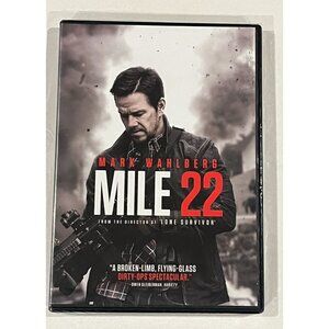 Mile 22 DVD Movie Mark Wahlberg Action Adventure Mystery Suspense Thriller Film